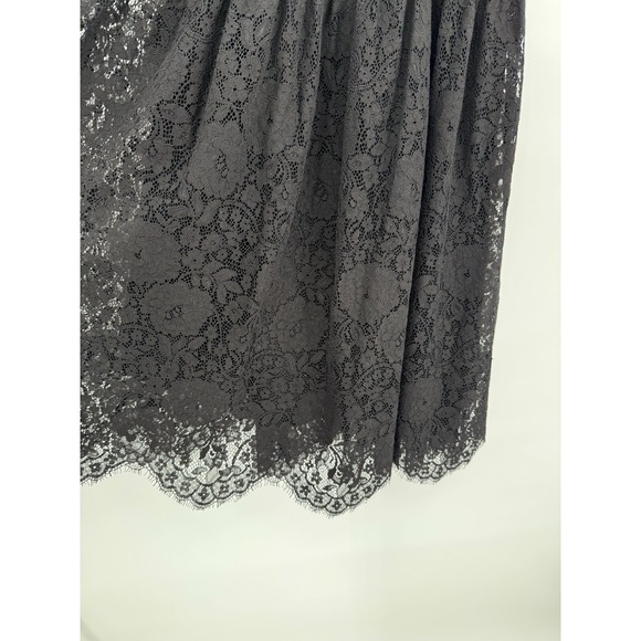 Doen Womens Black Sebastiane Lace Lined Skirt Size XS Whimsigoth Elegant - Picture 2 of 9